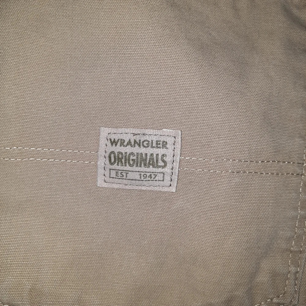 Wrangler Original Tan Khaki Utility Shorts SZ 32